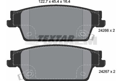 Truck and bus spare parts - Brake system - Brake discs and brake drums - Brake lining - TEX2426601