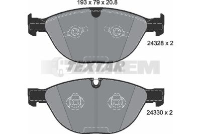 Truck and bus spare parts - Brake system - Brake discs and brake drums - Brake lining - TEX2432801