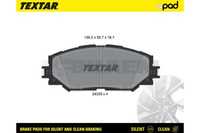 Truck and bus spare parts - Brake system - Brake discs and brake drums - Brake lining - TEX2433601