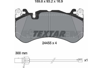 Truck and bus spare parts - Brake system - Brake discs and brake drums - Brake lining - TEX2445501
