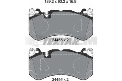 Truck and bus spare parts - Brake system - Brake discs and brake drums - Brake lining - TEX2445503