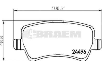 Truck and bus spare parts - Brake system - Brake discs and brake drums - Brake lining - TEX2449602