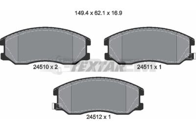 Truck and bus spare parts - Brake system - Brake discs and brake drums - Brake lining - TEX2450101