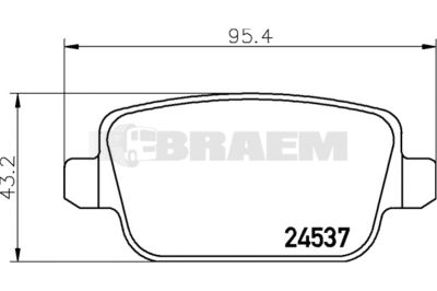 Truck and bus spare parts - Brake system - Brake discs and brake drums - Brake lining - TEX2453701