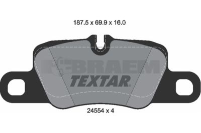Truck and bus spare parts - Brake system - Brake discs and brake drums - Brake lining - TEX2455301
