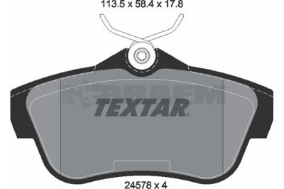 Truck and bus spare parts - Brake system - Brake discs and brake drums - Brake lining - TEX2457401