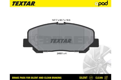 Truck and bus spare parts - Brake system - Brake discs and brake drums - Brake lining - TEX2460201