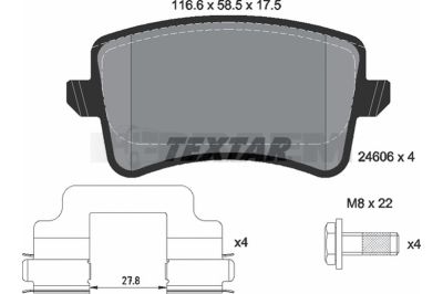 Truck and bus spare parts - Brake system - Brake discs and brake drums - Brake lining - TEX2460601