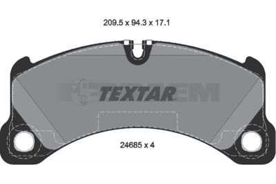 Truck and bus spare parts - Brake system - Brake discs and brake drums - Brake lining - TEX2468501