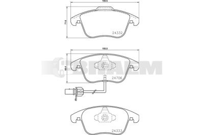 Truck and bus spare parts - Brake system - Brake discs and brake drums - Brake lining - TEX2470601
