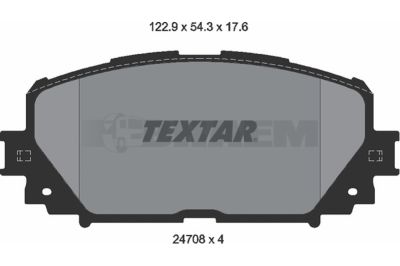 Truck and bus spare parts - Brake system - Brake discs and brake drums - Brake lining - TEX2470801