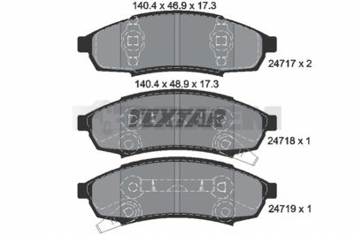 Truck and bus spare parts - Brake system - Brake discs and brake drums - Brake lining - TEX2471701