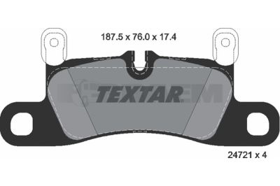 Truck and bus spare parts - Brake system - Brake discs and brake drums - Brake lining - TEX2472102