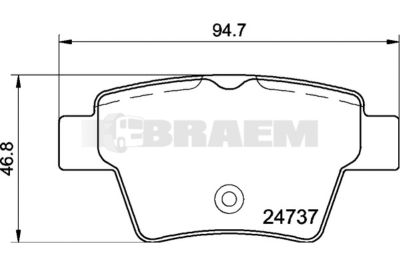 Truck and bus spare parts - Brake system - Brake discs and brake drums - Brake lining - TEX2473701