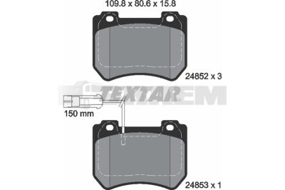 Truck and bus spare parts - Brake system - Brake discs and brake drums - Brake lining - TEX2485201