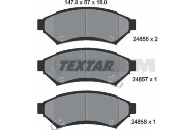 Truck and bus spare parts - Brake system - Brake discs and brake drums - Brake lining - TEX2485601