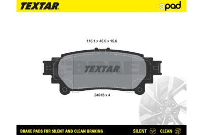 Truck and bus spare parts - Brake system - Brake discs and brake drums - Brake lining - TEX2491801