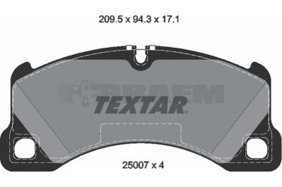 قطع غيار الشاحنات والحافلات - نظام الفرامل - أقراص الفرامل وأسطوانات الفرامل - بطانة الفرامل - TEX2500701