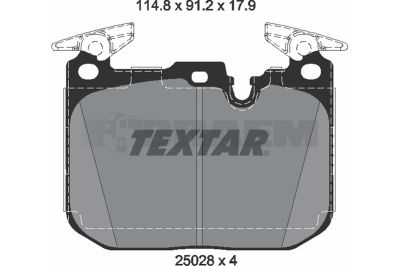 Truck and bus spare parts - Brake system - Brake discs and brake drums - Brake lining - TEX2502805