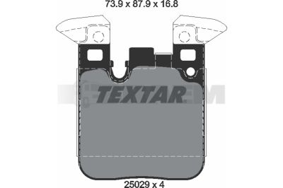 Truck and bus spare parts - Brake system - Brake discs and brake drums - Brake lining - TEX2502901