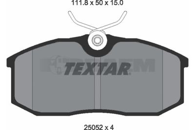 Truck and bus spare parts - Brake system - Brake discs and brake drums - Brake lining - TEX2505201
