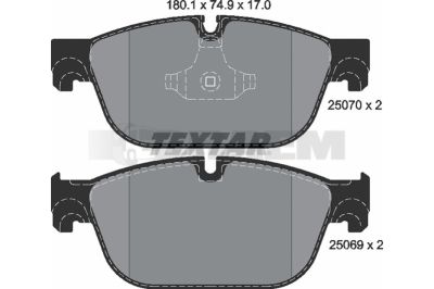 Truck and bus spare parts - Brake system - Brake discs and brake drums - Brake lining - TEX2507001