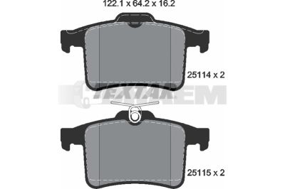 Truck and bus spare parts - Brake system - Brake discs and brake drums - Brake lining - TEX2511001