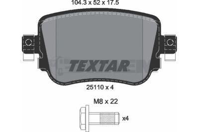 Truck and bus spare parts - Brake system - Brake discs and brake drums - Brake lining - TEX2511003