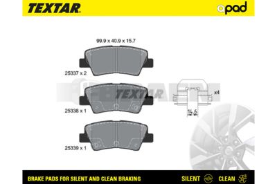 Truck and bus spare parts - Brake system - Brake discs and brake drums - Brake lining - TEX2533701
