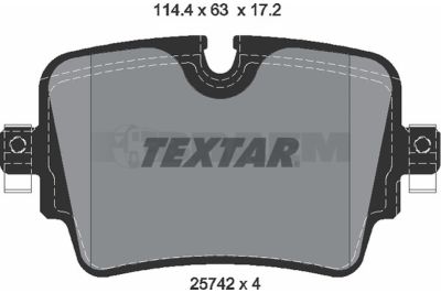 قطع غيار الشاحنات والحافلات - نظام الفرامل - أقراص الفرامل وأسطوانات الفرامل - بطانة الفرامل - TEX2574201