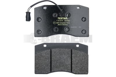 قطع غيار الشاحنات والحافلات - نظام الفرامل - أقراص الفرامل وأسطوانات الفرامل - بطانة الفرامل - TEX2907503