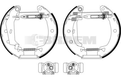 Lkw- und Busersatzteile - Bremssystem - Scheibenbremse und Trommelbremse - Bremsbacke - TEX84037905