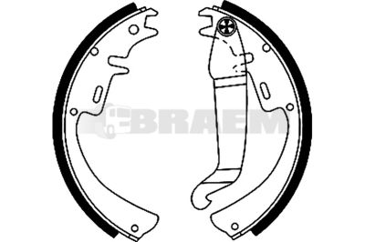 قطع غيار الشاحنات والحافلات - نظام الفرامل - أقراص الفرامل وأسطوانات الفرامل - مكبح مخدى ( حذاء الفرامل ) - TEX91012100