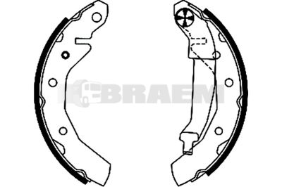 قطع غيار الشاحنات والحافلات - نظام الفرامل - أقراص الفرامل وأسطوانات الفرامل - مكبح مخدى ( حذاء الفرامل ) - TEX91054000