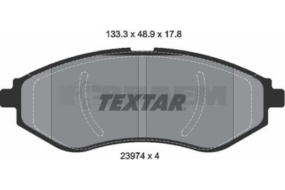 قطع غيار الشاحنات والحافلات - نظام الفرامل - أقراص الفرامل وأسطوانات الفرامل - قرص الفرامل - TEX92133403