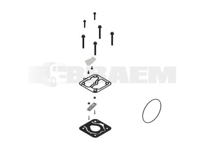 قطع غيار الشاحنات والحافلات - نظام الفرامل - ضاغط الهواء - غطاء - WES411.154.922.2