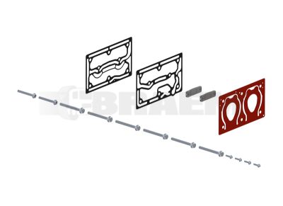 قطع غيار الشاحنات والحافلات - نظام الفرامل - ضاغط الهواء - طقم الجوانات - WES912.512.938.2