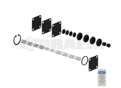 Pièces détachées camions et bus - Système de freinage - Soupape de frein - Accessoires - WES934.702.000.2