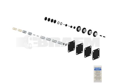 Pièces détachées camions et bus - Système de freinage - Soupape de frein - Accessoires - WES934.702.005.2