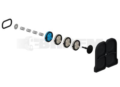 Pièces détachées camions et bus - Système de freinage - Soupape de frein - Accessoires - WES934.714.925.2