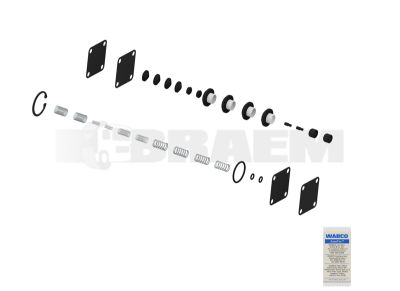 Pièces détachées camions et bus - Système de freinage - Soupape de frein - Accessoires - WES934.901.002.2