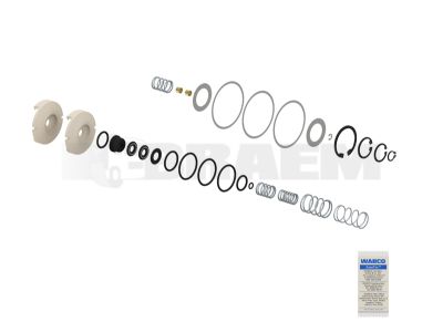 Pièces détachées camions et bus - Système de freinage - Soupape de frein - Accessoires - WES961.705.000.2