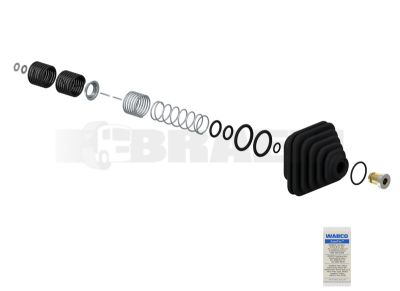 Pièces détachées camions et bus - Système de freinage - Soupape de frein - Accessoires - WES961.722.906.2