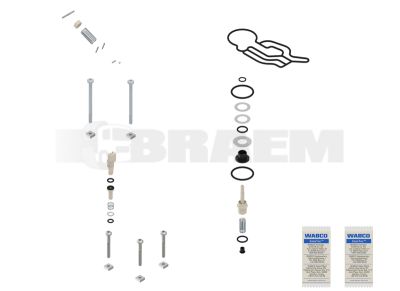 Pièces détachées camions et bus - Système de freinage - Soupape de frein - Accessoires - WES961.724.004.2
