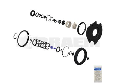 Pièces détachées camions et bus - Système de freinage - Soupape de frein - Accessoires - WES970.051.975.2
