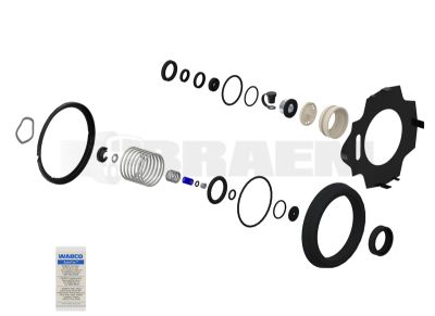 Pièces détachées camions et bus - Système de freinage - Soupape de frein - Accessoires - WES970.051.996.2