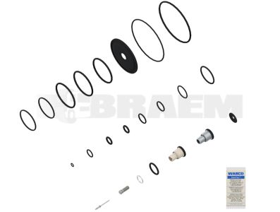 Pièces détachées camions et bus - Système de freinage - Soupape de frein - Accessoires - WES973.002.003.2
