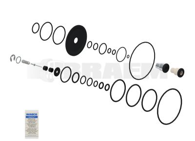 Pièces détachées camions et bus - Système de freinage - Soupape de frein - Accessoires - WES973.002.005.2
