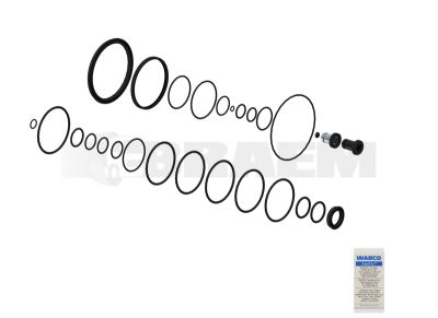 Pièces détachées camions et bus - Système de freinage - Soupape de frein - Accessoires - WES973.008.001.2