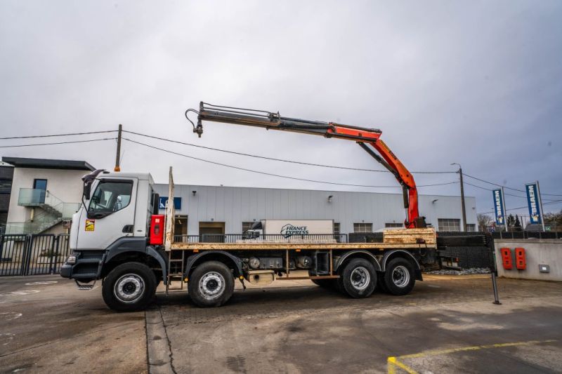 RENAULT KERAX 370 + PALFINGER 15T/M+2EXT.
